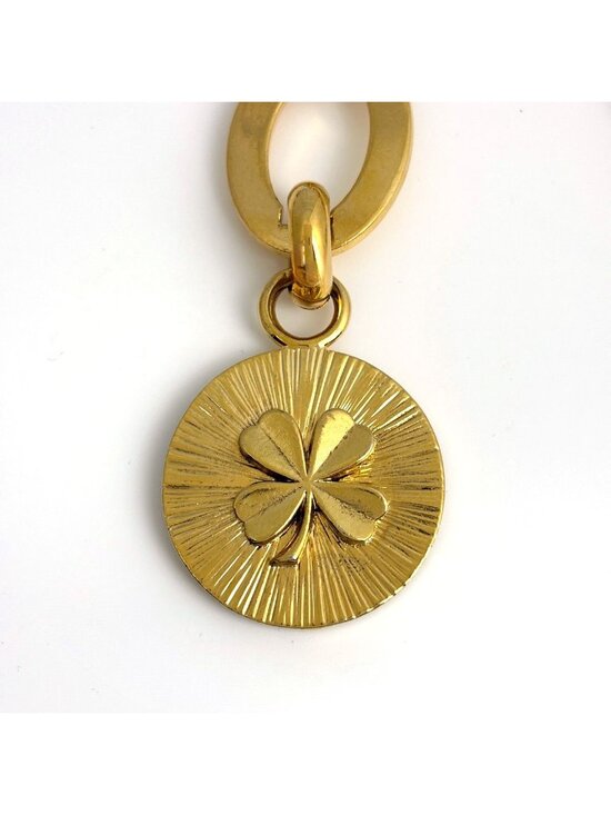 Chanel Clover Chain Belt Gold Plated main image 6